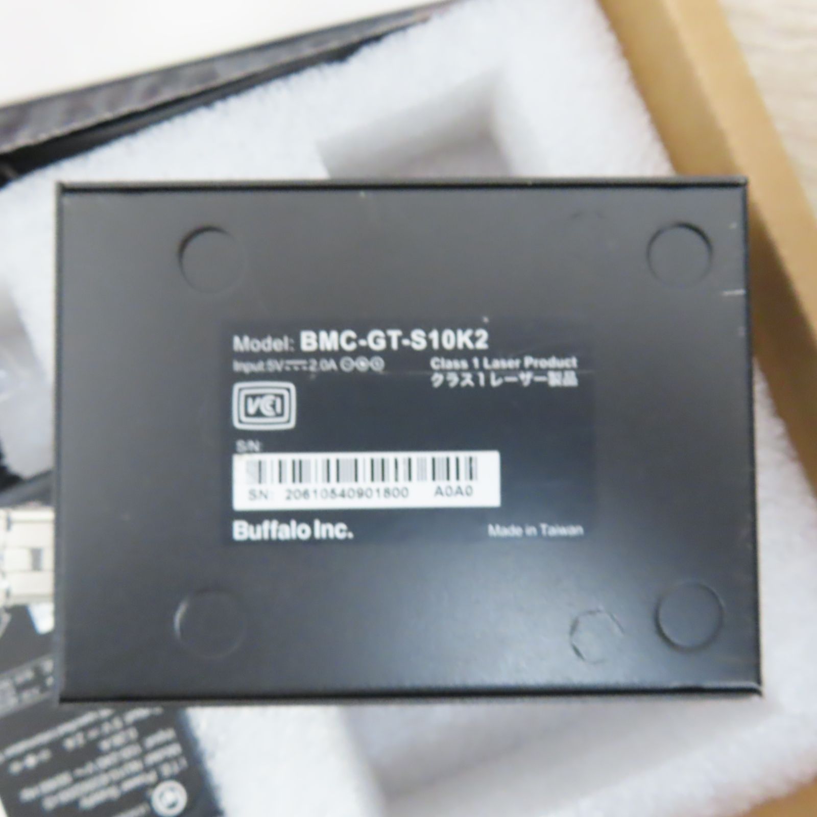 BUFFALO 光メディアコンバーター BMC-GT-S10K2 シングルモード 10km 