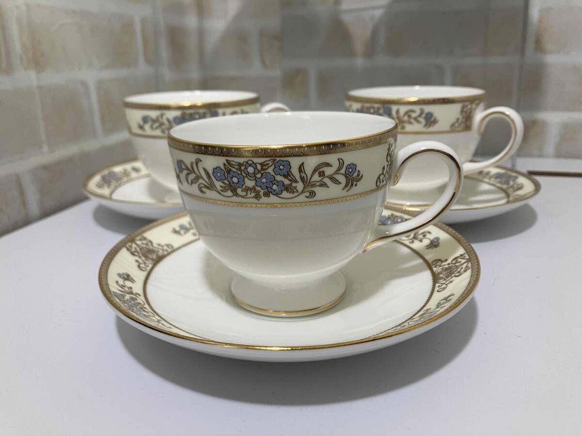 ウェッジウッド クリブデン カップ ソーサー 5客