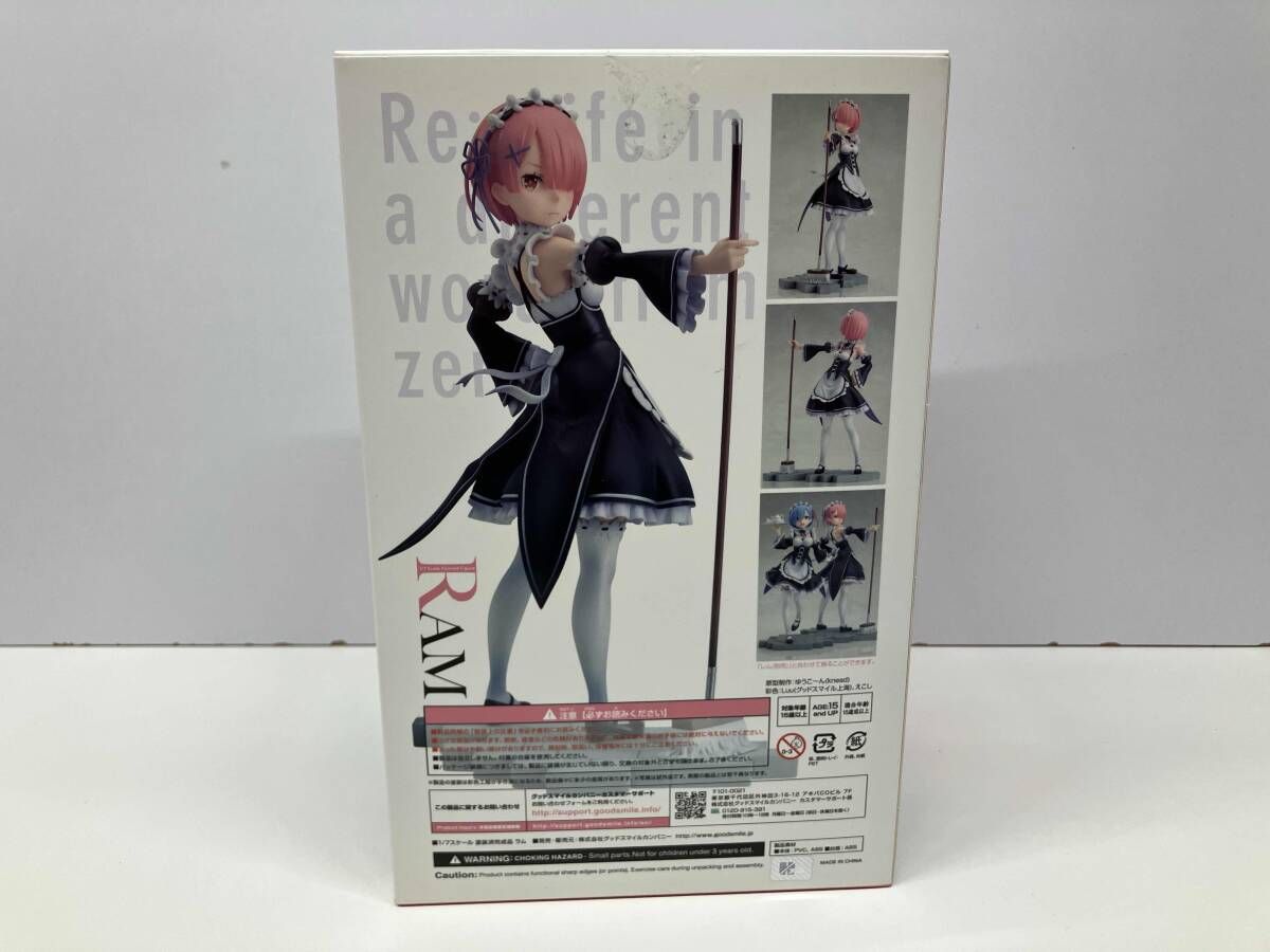 Re:ゼロ RAM フィギュア グッドスマイルカンパニー 現状品 グッドスマイルカンパニｰ ラム 1/7 ｢Re:ゼロから始める異世界