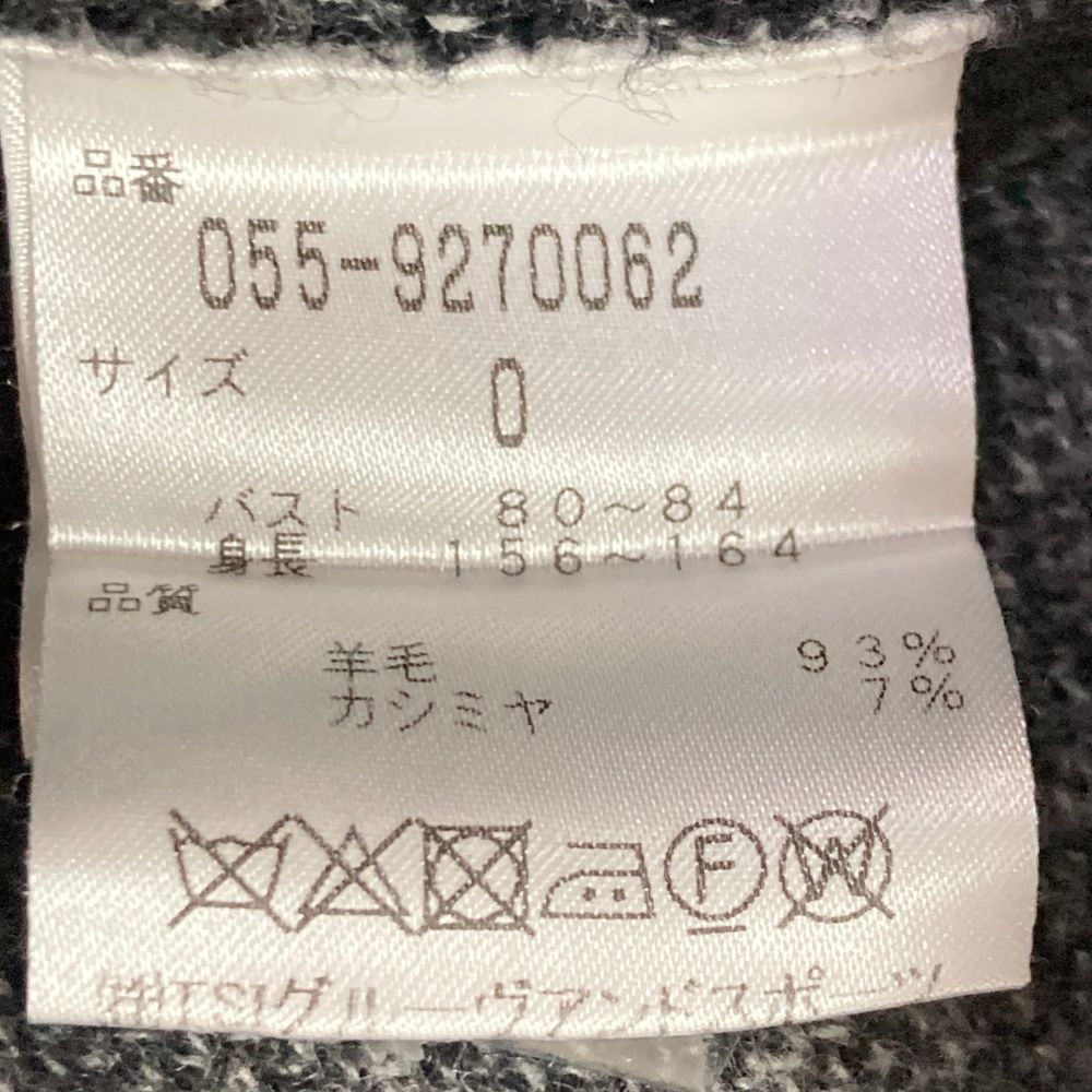 サイズ：0 PEARLY GATES パーリーゲイツ ニットセーター カシミヤ混