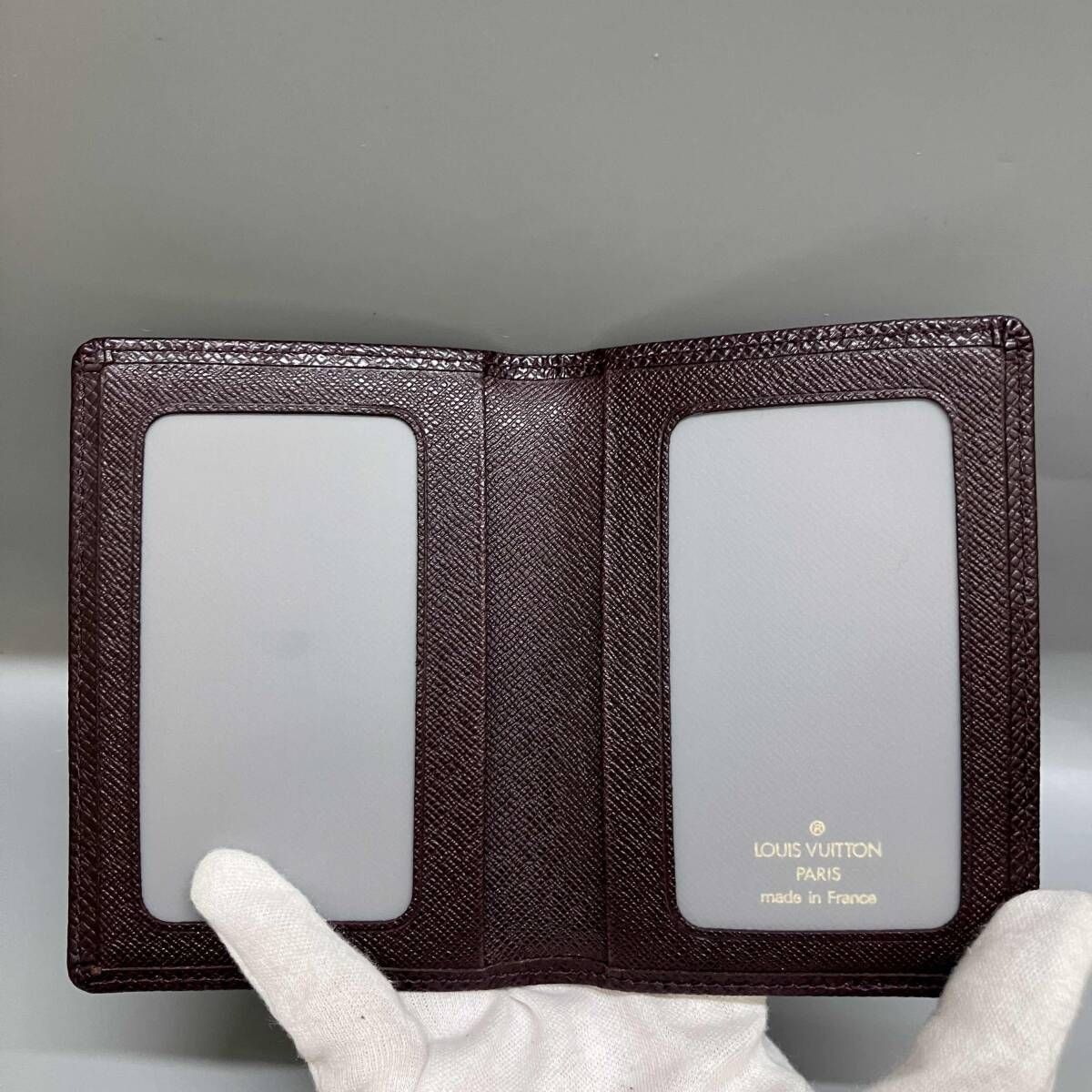 LOUIS VUITTON / ポルト・2カルト・ヴェルティカル_タイガ_BRW/--/BRW/メンズ LOUIS VUITTON ルイヴィトン M10929 タイガ ポルト2カルトヴェル