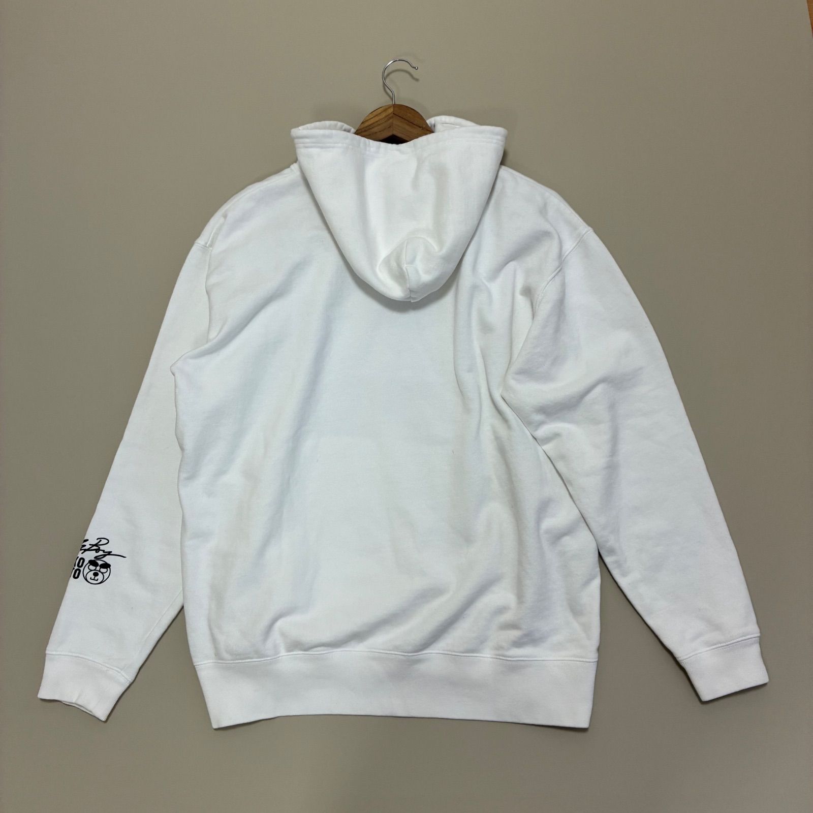 岡本信彦 × MILKBOY ミルクボーイ⭐︎コラボ パーカー ホワイト BEAR