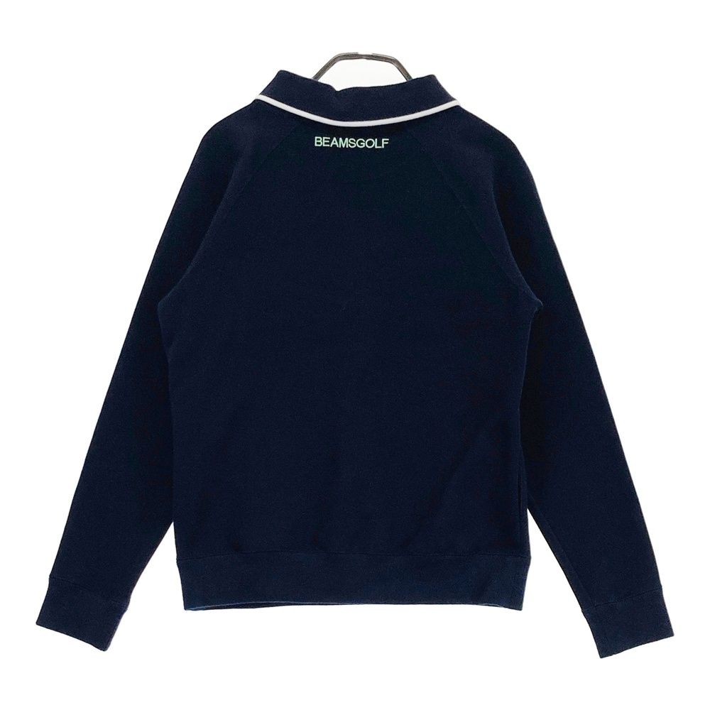 サイズ：M BEAMS GOLF ビームスゴルフ 長袖 襟付 スウェットトレーナー