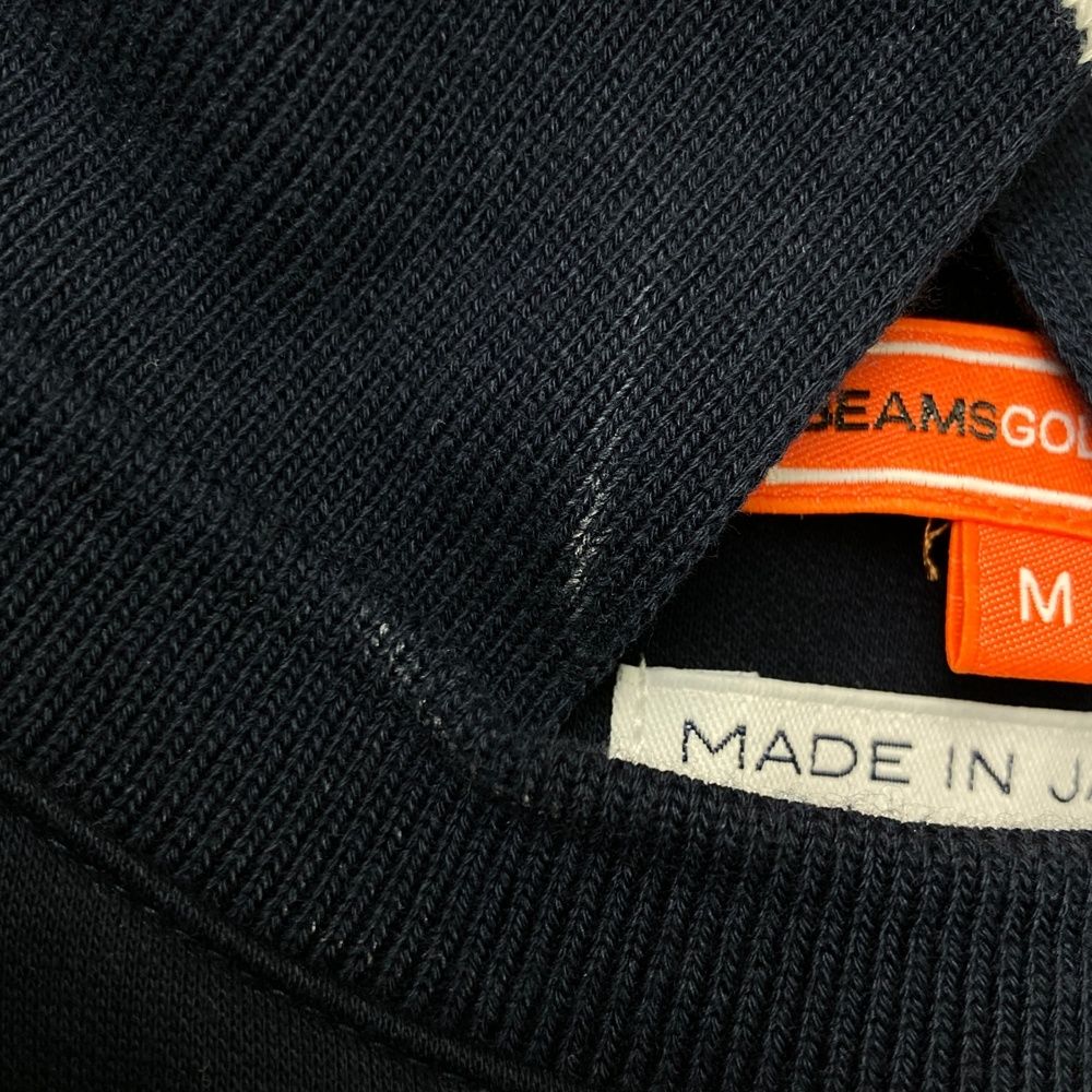 サイズ：M BEAMS GOLF ビームスゴルフ 長袖 襟付 スウェットトレーナー