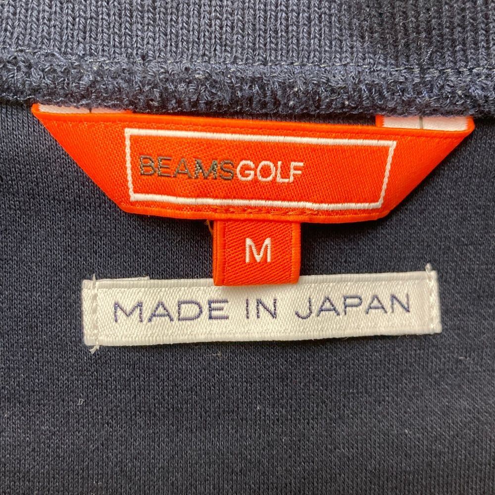 サイズ：M BEAMS GOLF ビームスゴルフ 長袖 襟付 スウェットトレーナー