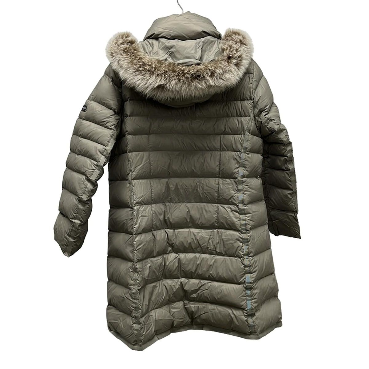 BALMAIN(バルマン) ダウンコート サイズLL レディース - カーキグレー