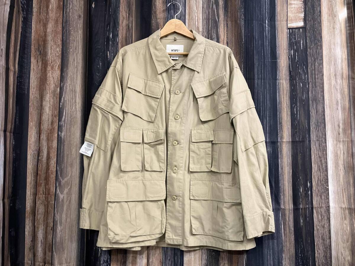 WTAPS ダブルタップス LS/SHIRT.COTTON.RIPSTOP ファティーグ