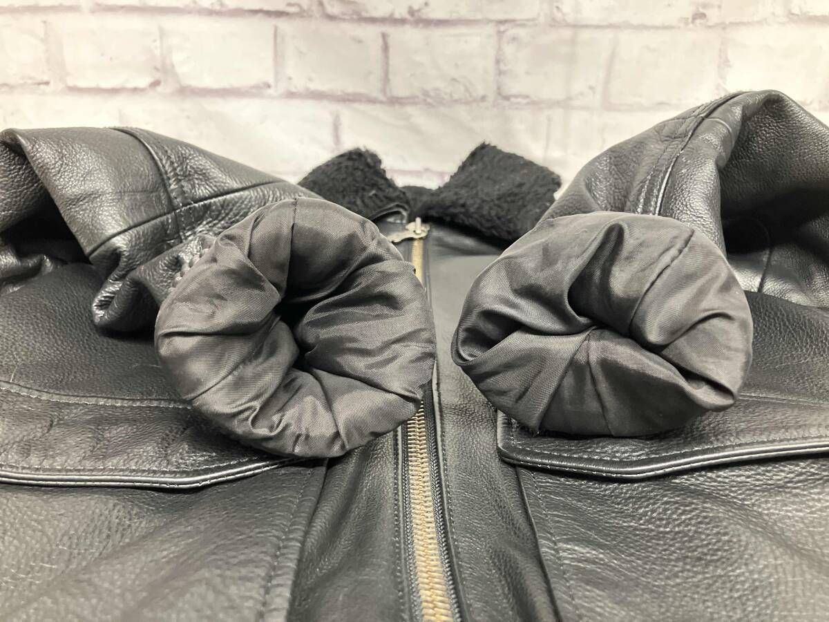 NUDIE JEANS ヌーディジーンズ レザージャケット XSサイズ フライト