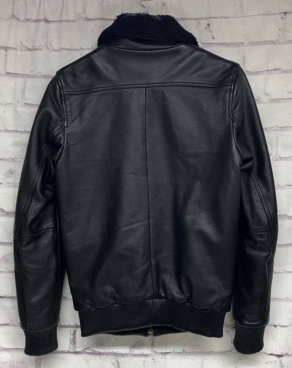 NUDIE JEANS ヌーディジーンズ レザージャケット XSサイズ フライト