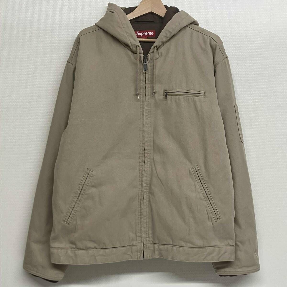 Supreme THRASHER HOODED WORK JACKET TAN シュプリーム スラッシャー