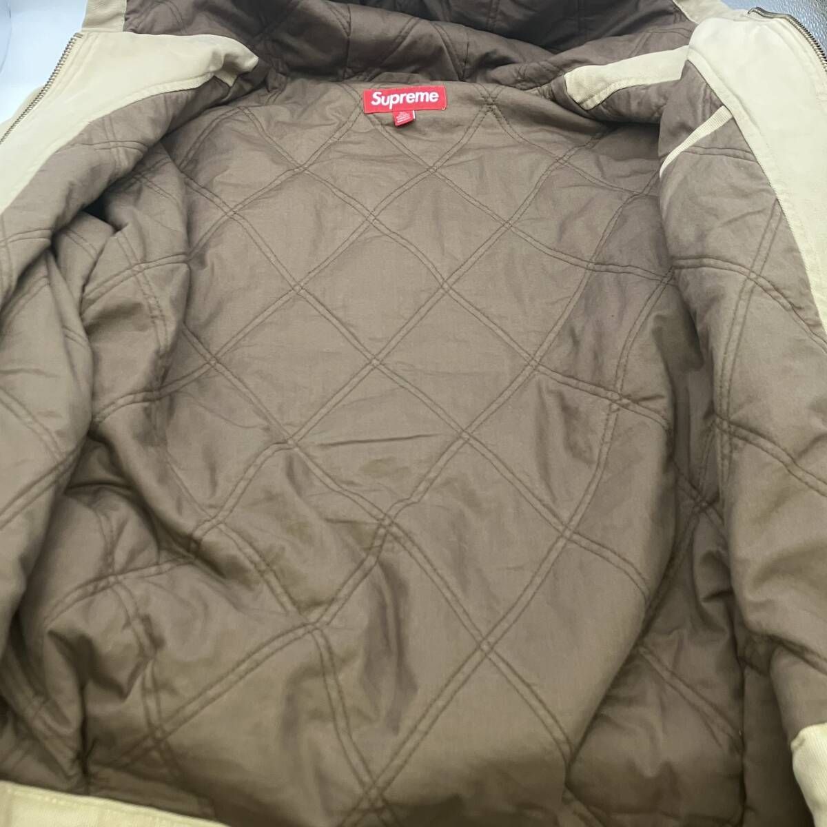 Supreme THRASHER HOODED WORK JACKET TAN シュプリーム スラッシャー 
