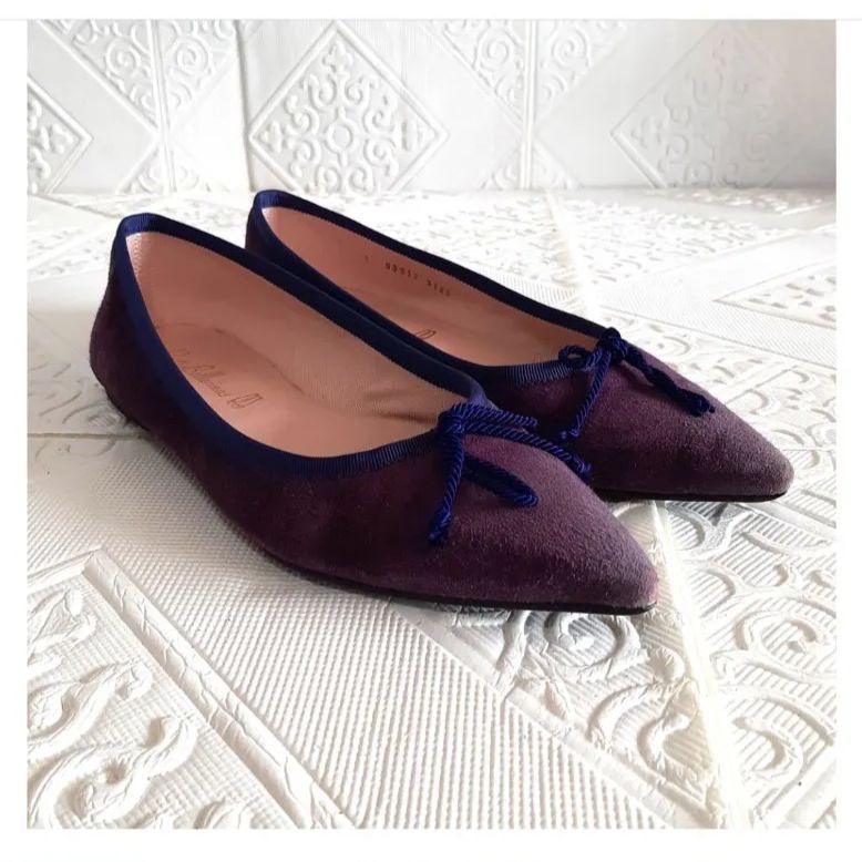 ✨Pretty Ballerina✨レディース スエードフラットシューズ Size38