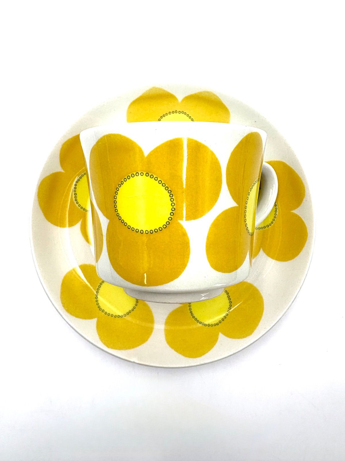 ARABIA Aurinko アラビア アウリンコ イエロー カップ＆ソーサー