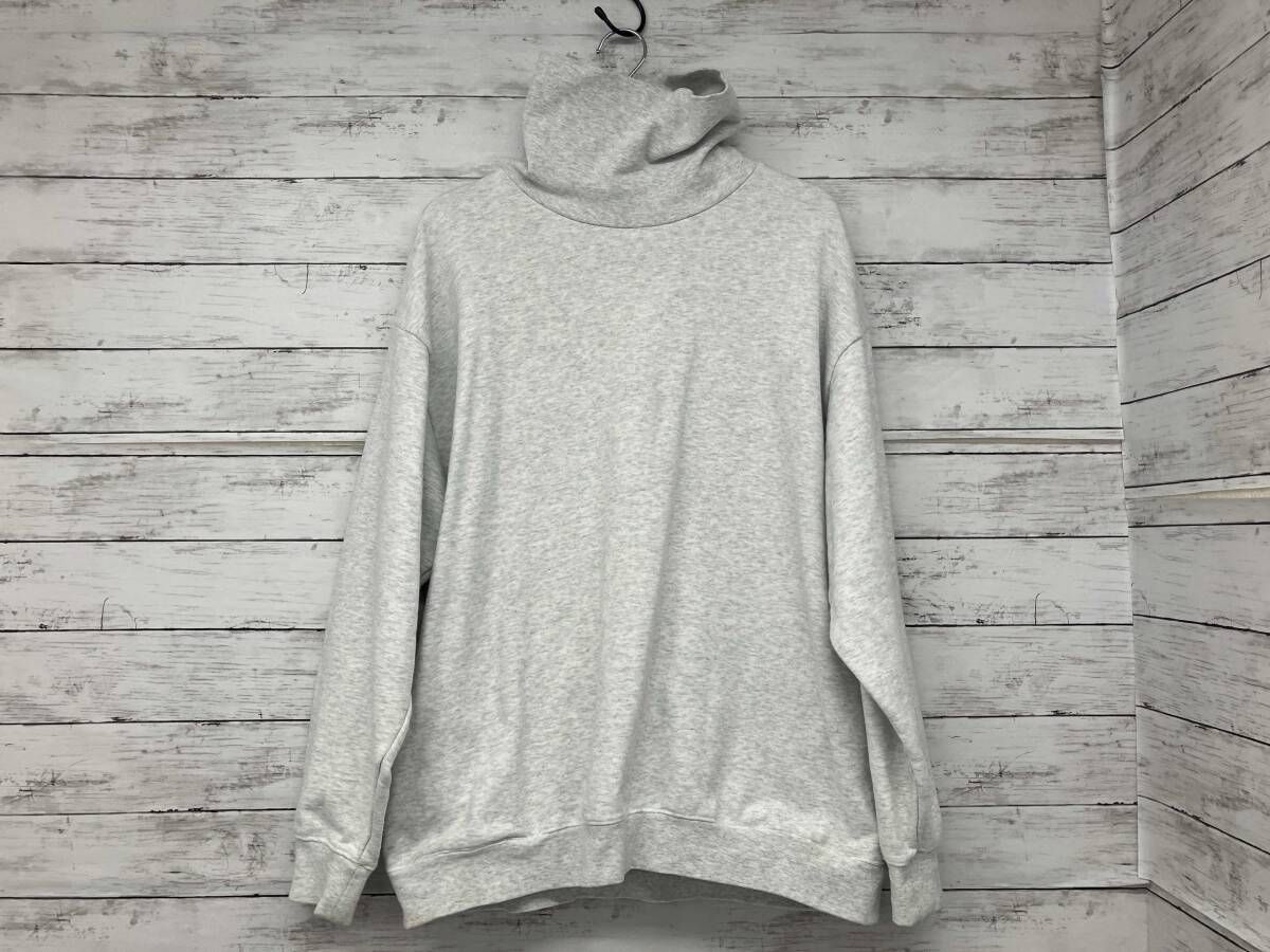 INHERIT／スウェット／グレー／タートルネック／Lサイズ