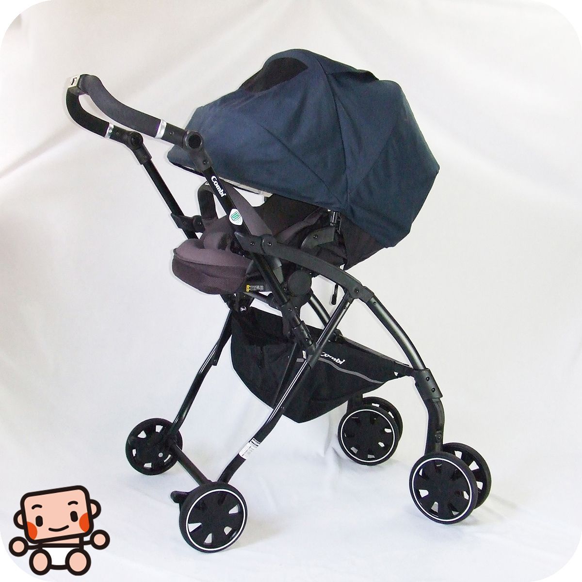 お得っ！厳選中古】美品 ベビーカー 中古 コンビ AttO type-S combi 両 