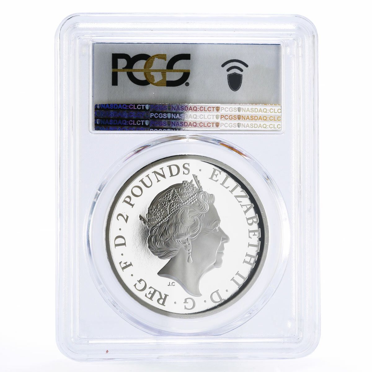 英国 2ポンド クイーンズビースト シーモアパンサー PR70 PCGS 銀貨