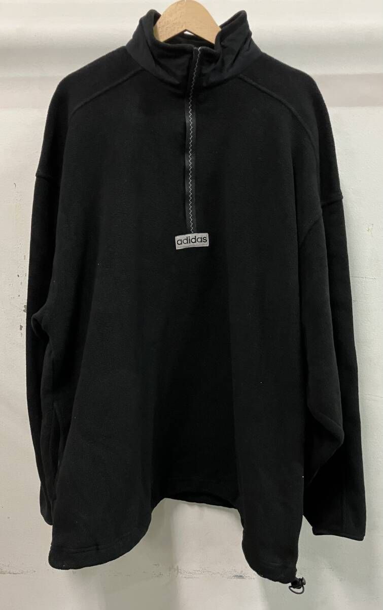 adidas アディダス 90s フリース ハーフジップ 万国旗タグ その他
