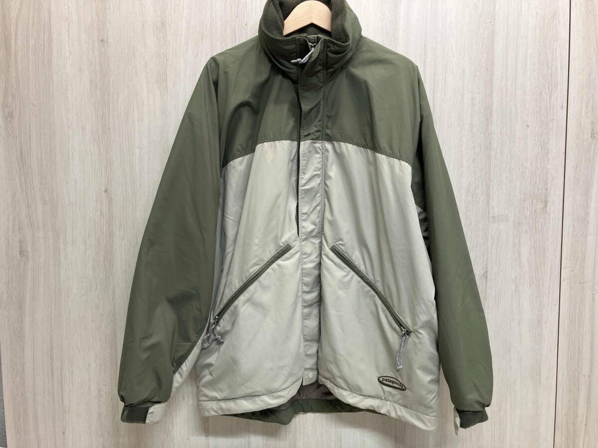 patagonia ジャケット パタゴニア 2001年製 84962 ナイロン 中綿ナイロン ジャンパー サイズM カーキ
