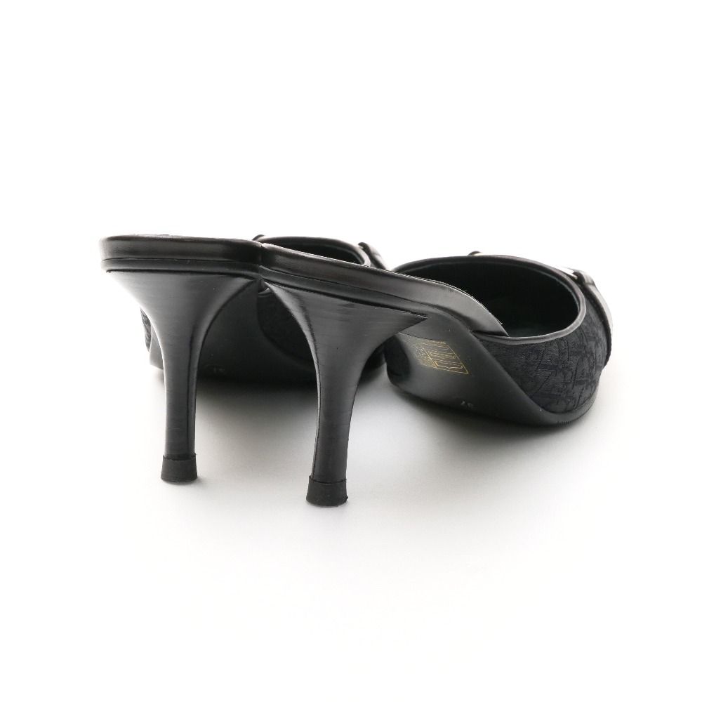 □美品□Dior ディオール ミュール サイズ37 オブリーク ジャカード