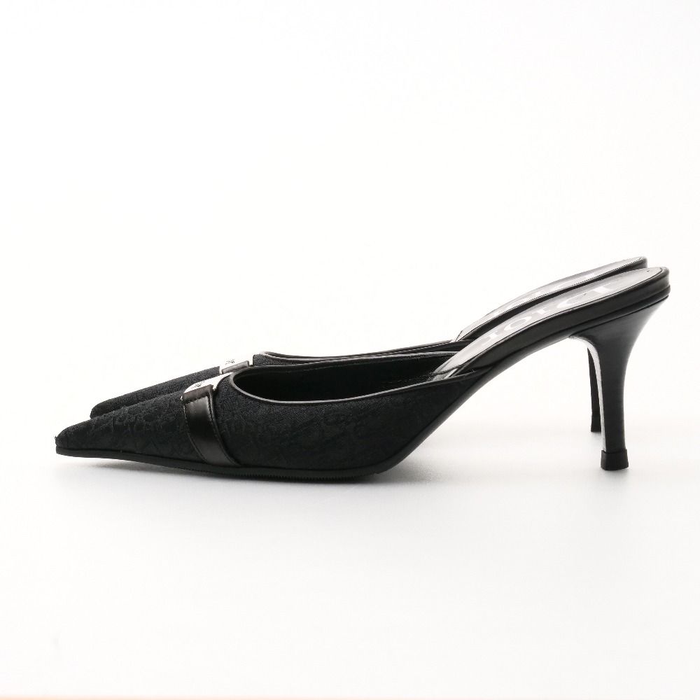 □美品□Dior ディオール ミュール サイズ37 オブリーク ジャカード