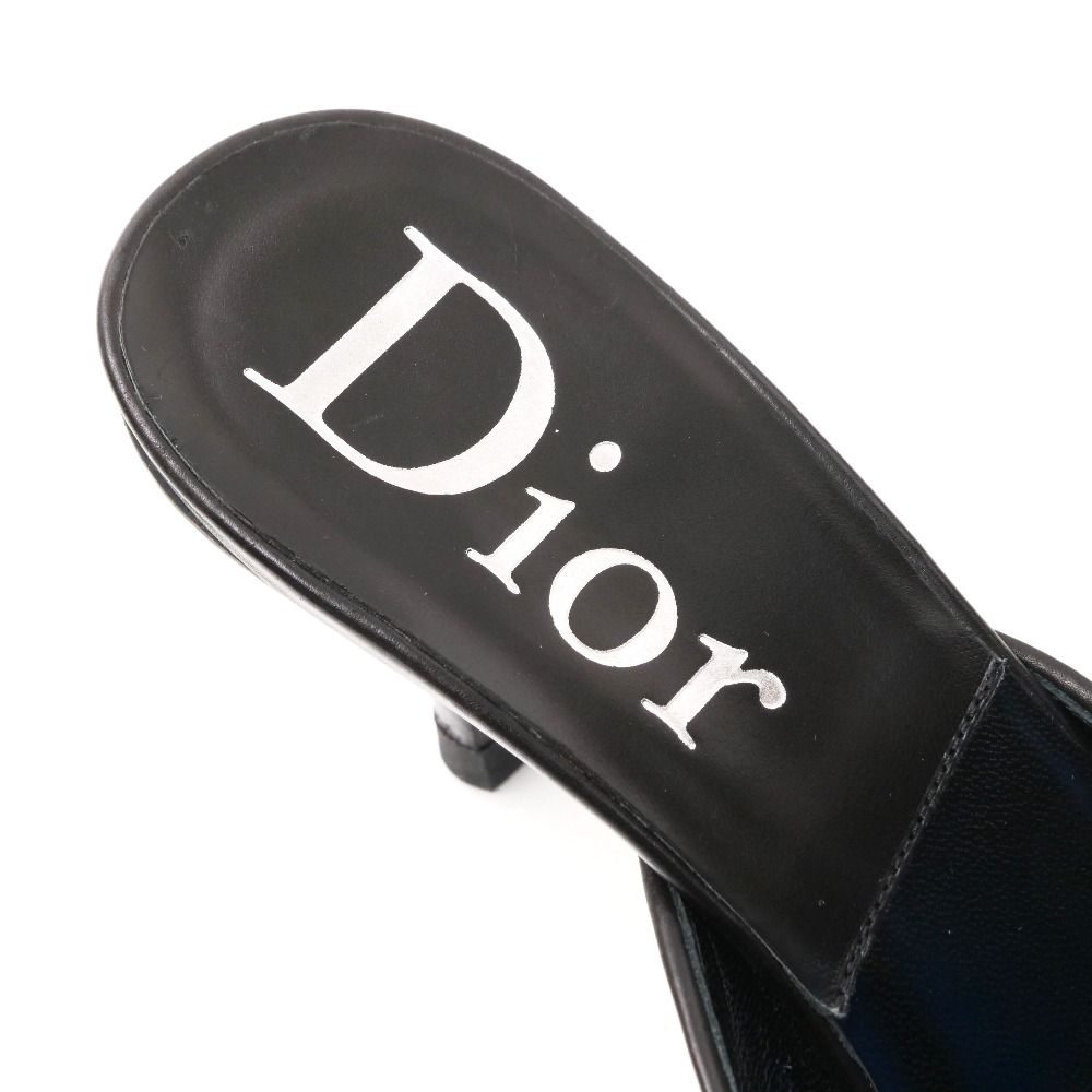 正規品 DIOR(ディオール) D クラブ ミュール ブラック　37 正規品 DIOR(ディオール) D クラブ ミュール ブラック 37 正規品 DIOR