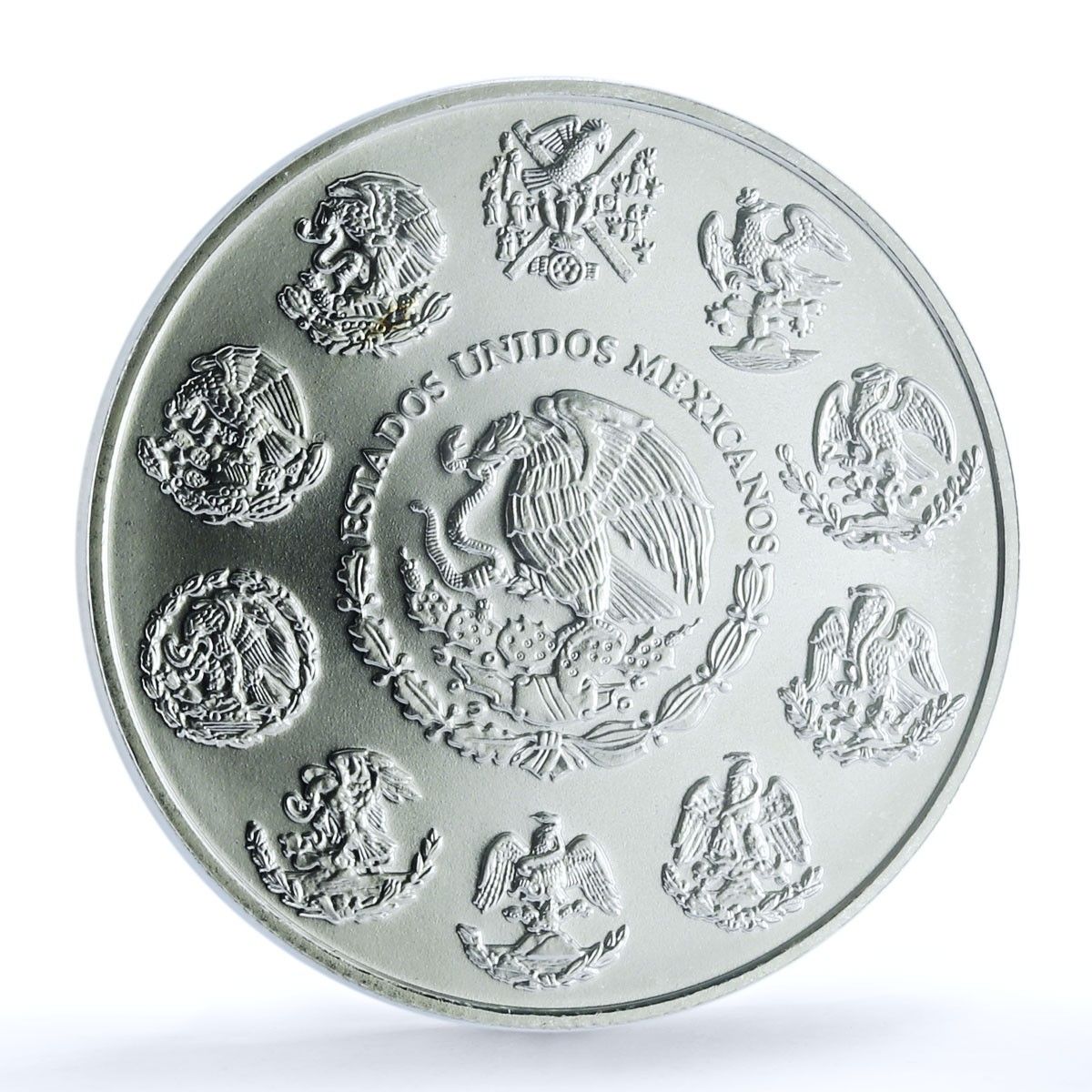 メキシコ 1オンザ・リベルタッド 独立の天使 KM-639 MS 68 PCGS 銀貨