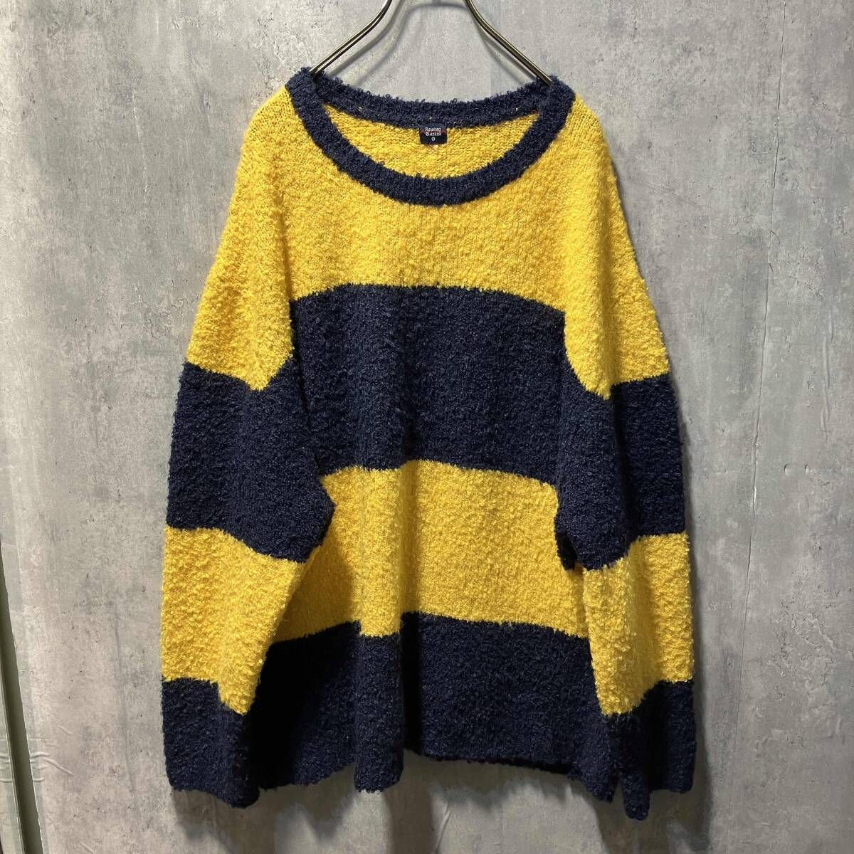 ROWING BLAZERS ボーダーニット イエロー×ネイビーボーダー ローイングブレーザーズ