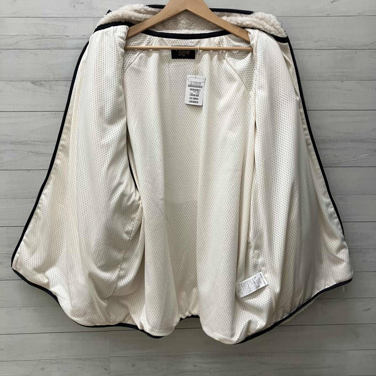 KEBOZケボズ ボアジャケット214-1581 FREAKS STORE 美品 ベージュ L