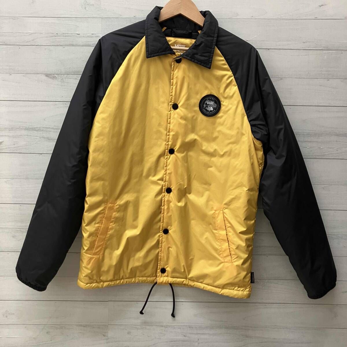 THE NORTH FACE VANS ノースフェイス ヴァンズ ジャケット 中綿ジャケット アウトドア イエロー ブラック Sサイズ