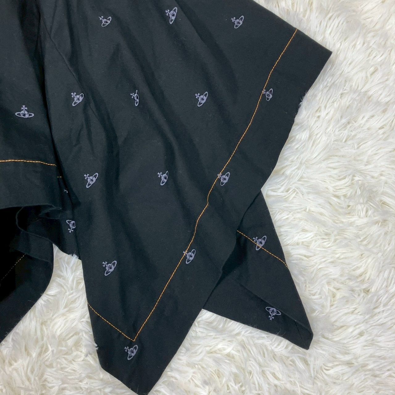 ヴィヴィアンウエストウッドレッドレーベル 変形スカート オーブ総柄