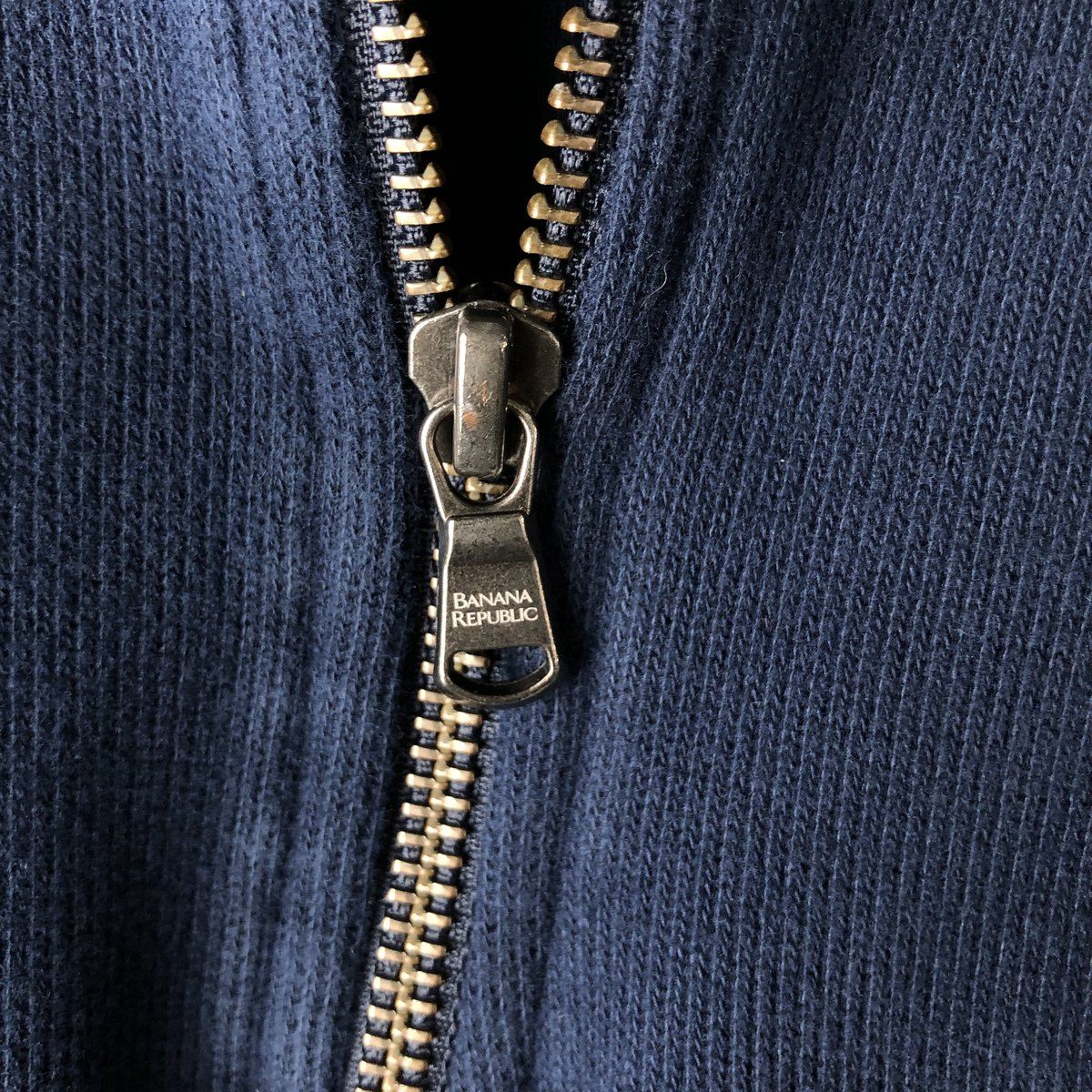 古着 バナナリパブリック BANANA REPUBLIC ハーフジップスウェット