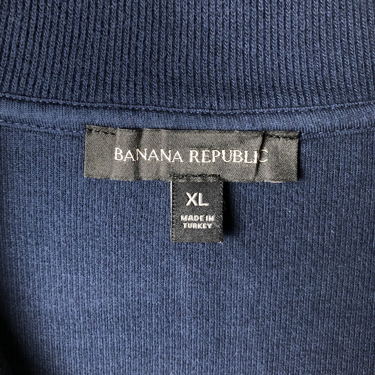 古着 バナナリパブリック BANANA REPUBLIC ハーフジップスウェット