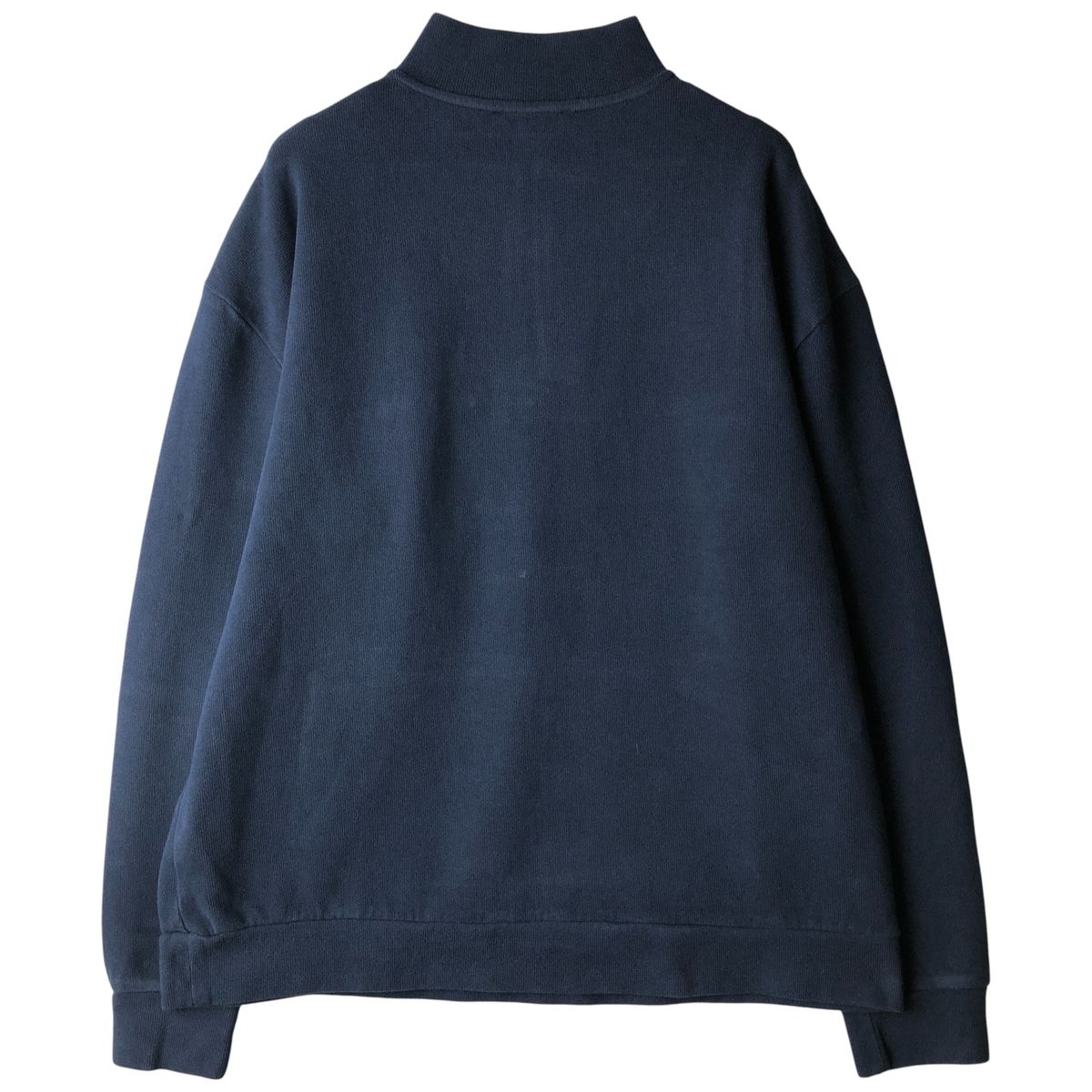 古着 バナナリパブリック BANANA REPUBLIC ハーフジップスウェット