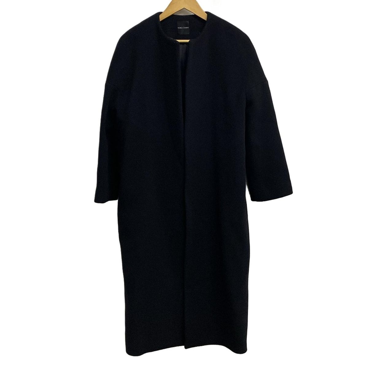 YOKO CHAN(ヨーコ チャン) コート サイズ38 M レディース - 黒 七分袖