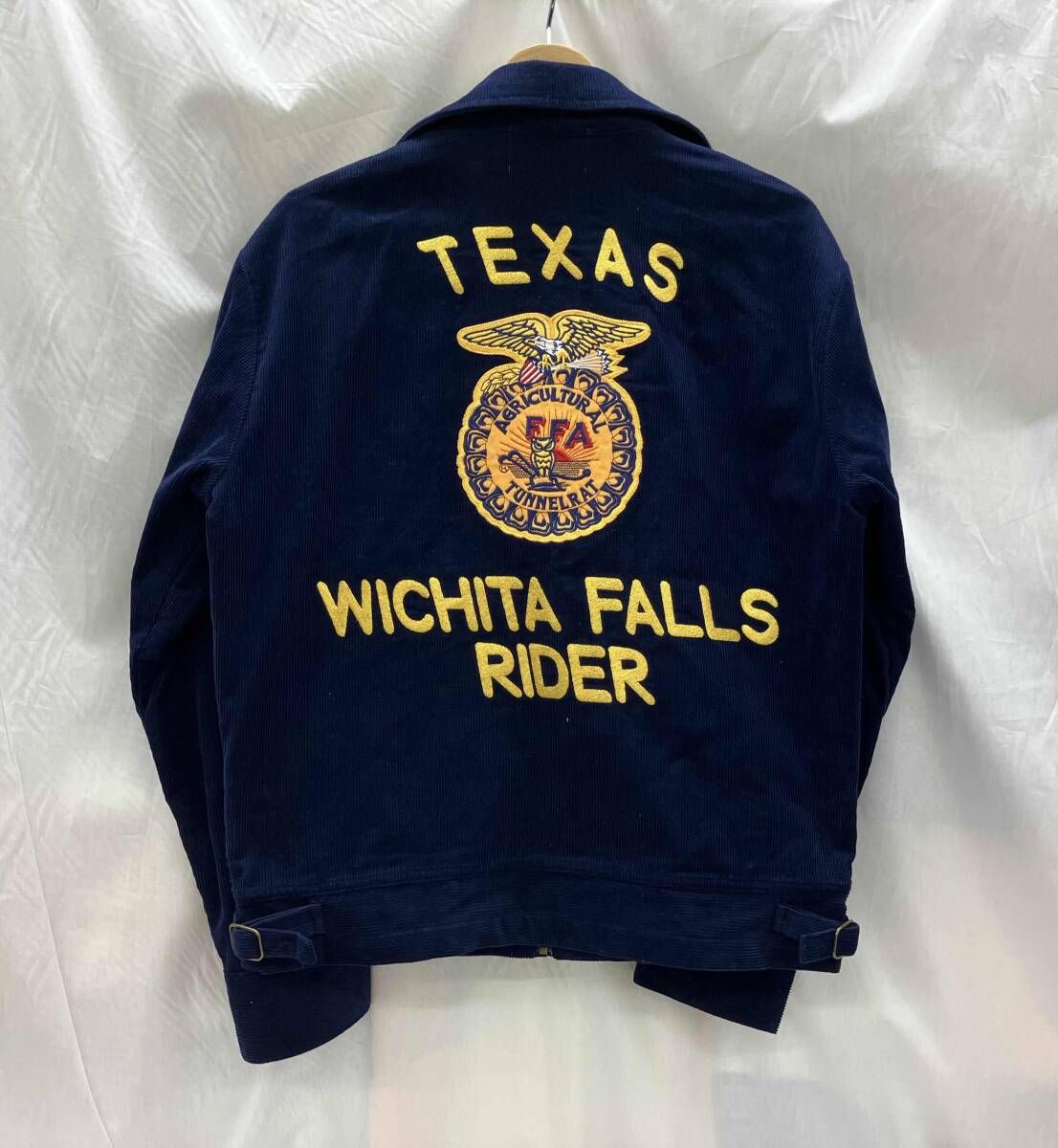 FFA ネイビージャケット FFAジャケット ネイビー L テキサス・クリーブランド