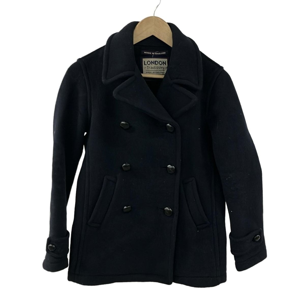 ロンドントラディション　ピーコート　ネイビー LondonTradition(ロンドントラディション) Pコート サイズ34 S