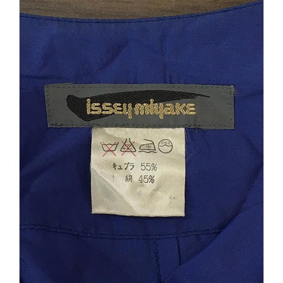 ISSEI MIYAKE 80s ISタグ ピーコート ISSEY MIYAKE 80s 筆タグ ノーカラーナイロンコート イッセイミヤケ