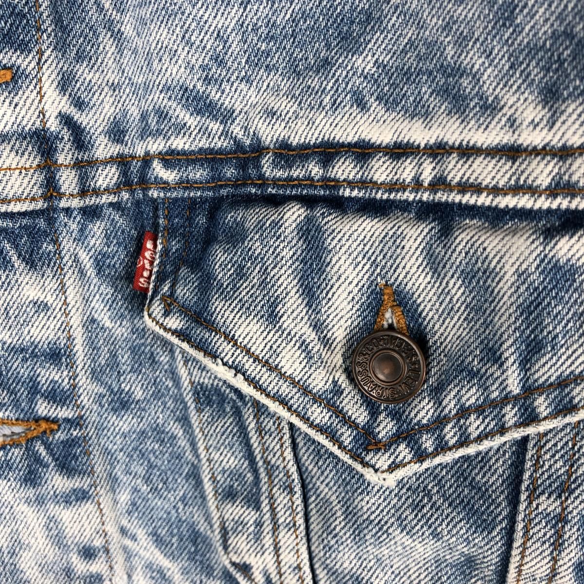 古着 90年代 リーバイス Levi's 70507-0219 ケミカルウォッシュ デニム