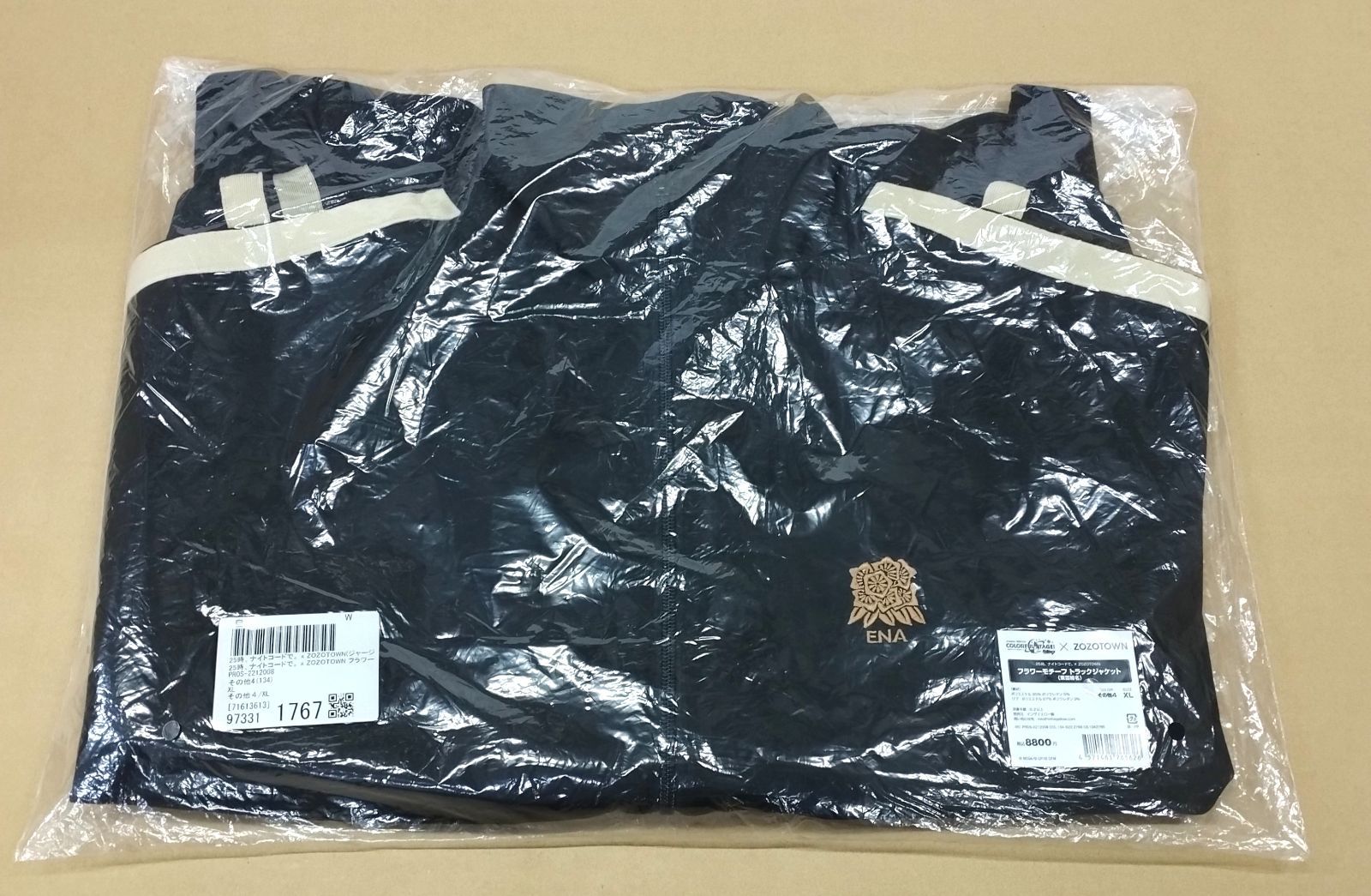 D 23107 25時 ナイトコードで x フラワーモチーフ トラックジャケット XL プロジェクトセカイ