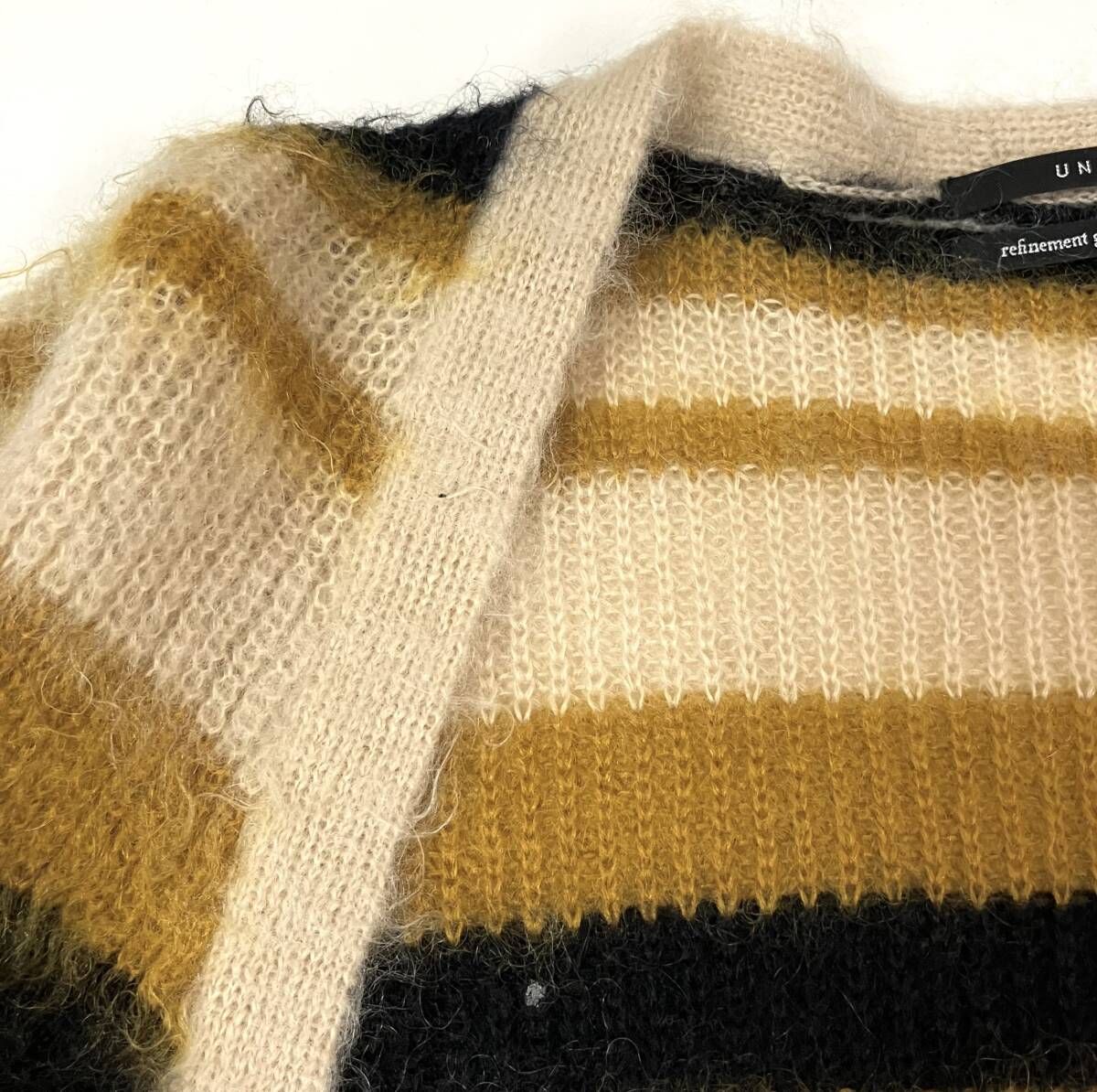 UNUSED アンユーズド 5G border knit cardigan カーディガン サイズ3 