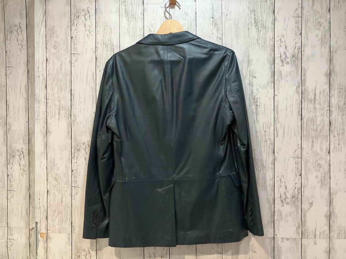 ダグ付き JOSEPH ジョセフ テーラードジャケット ピーコックグリーン系 サイズ44