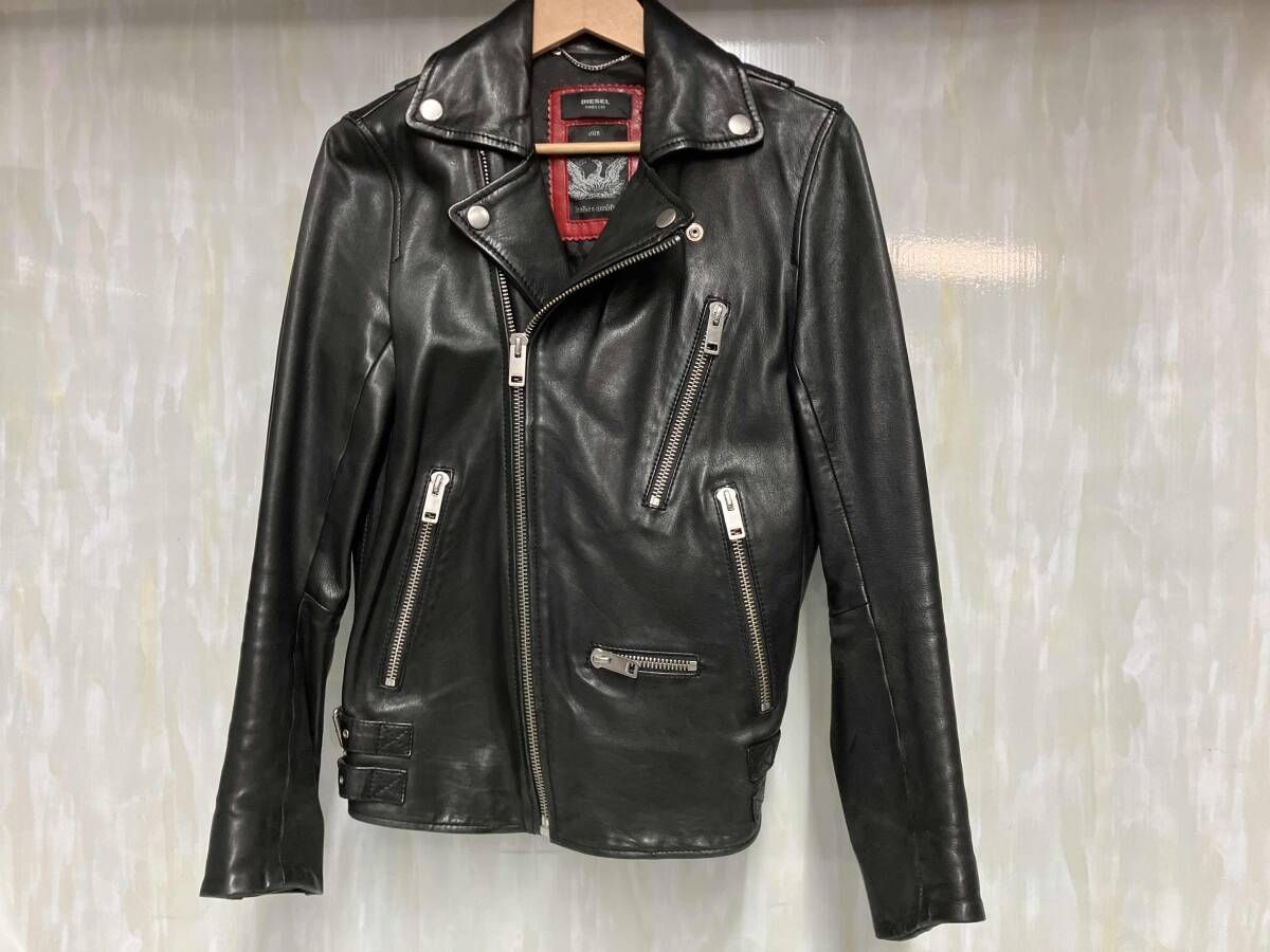 DIESEL ディーゼル ライダース ダブル ジャケット デニム ボア 