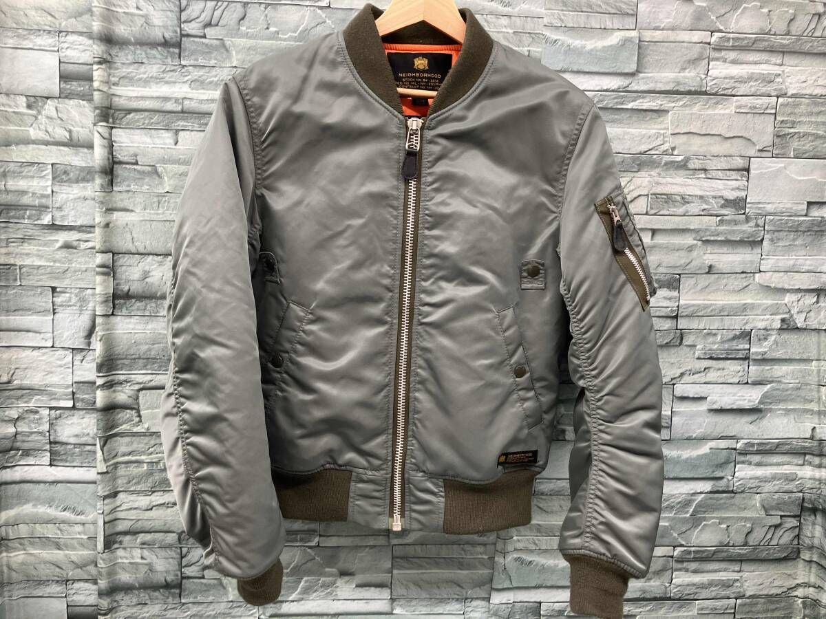 その他フライトジャケット MA-1 162 SZNH-JKM 04 Sサイズ オリーブドラブ ネイバーフッド