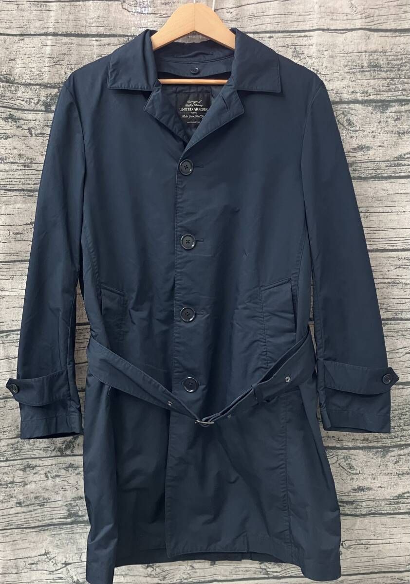 UNITED ARROWS ネイビー 最高 UNITED ARROWS ライナー付 トレンチ