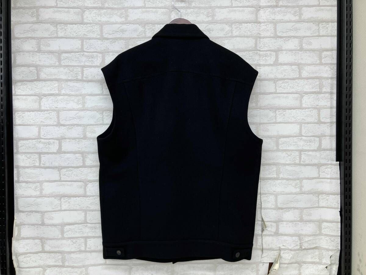 lownn ローン メンズ ブラック サイズ46 ベスト 襟 ボタン ポリエステル made in poland