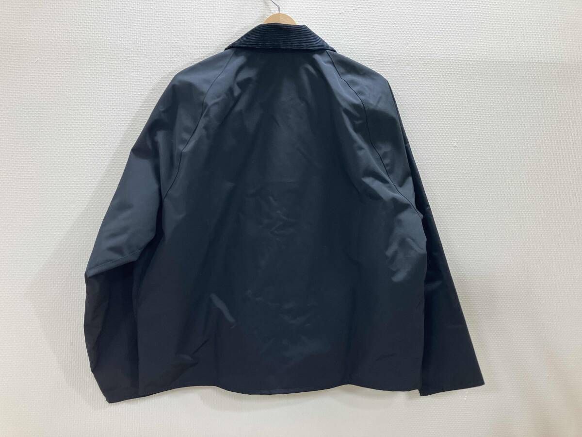 BARBOUR バブアー ジップアップアウター 綿 ポリジップアウター 襟コーデュロイジップアウター アウター 黒 38 秋冬