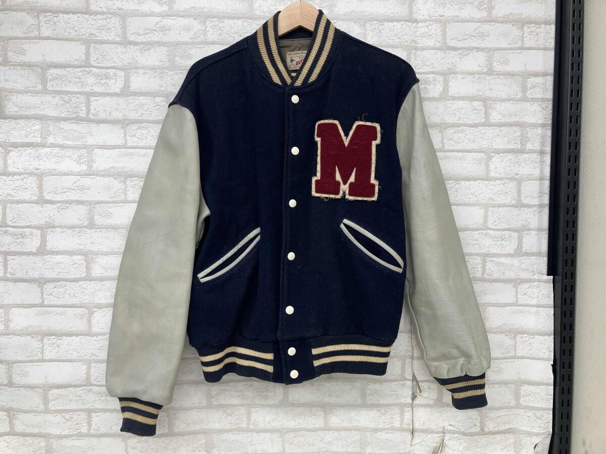 BUTWIN バトウィン アワードジャケット スタジャン メンズ ネイビー