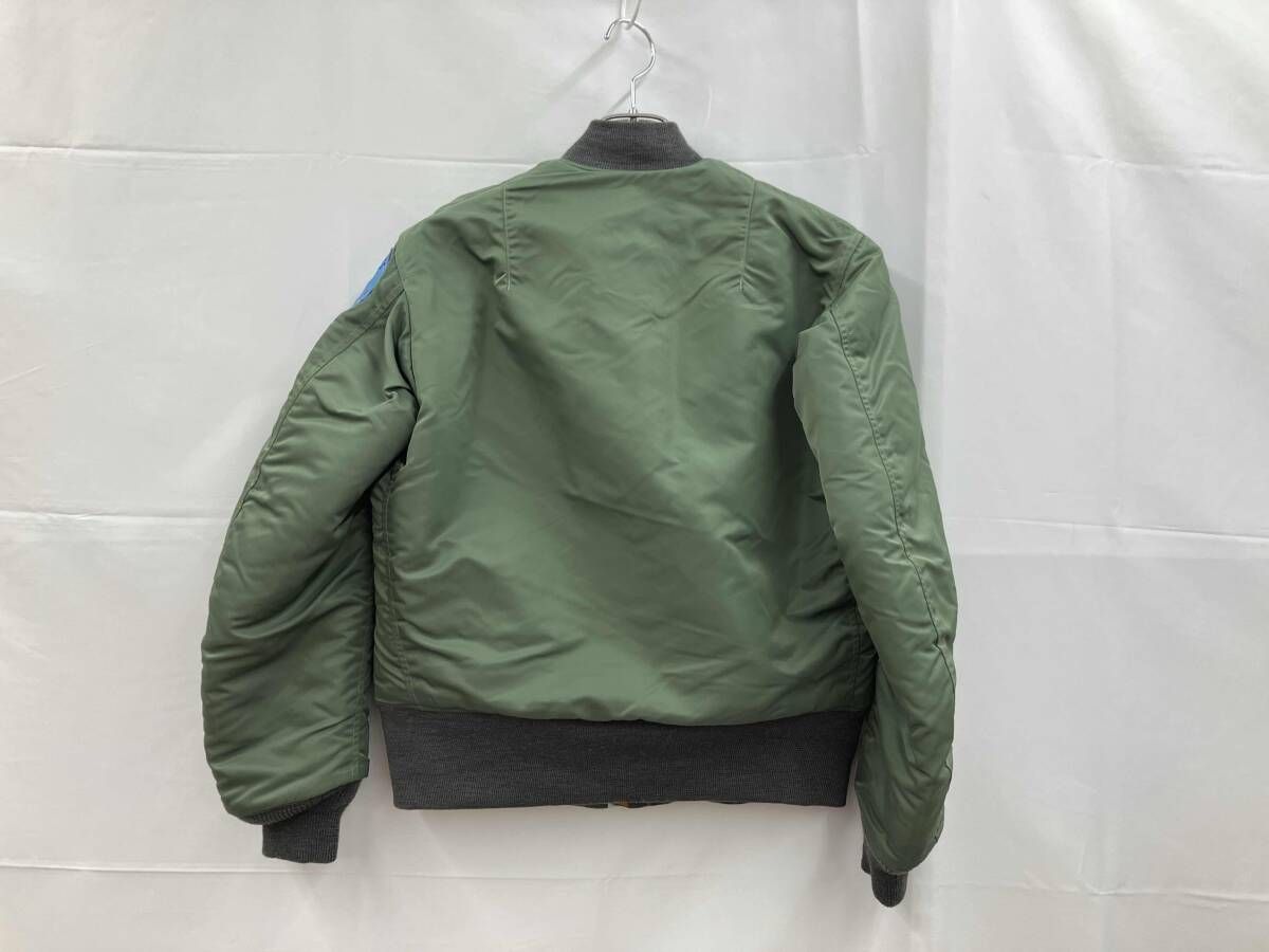 BUZZ RICKSON’S バズリクソンズ VintagePEANUTS BR 13291 リバーシブル フライトジャケット MA-1 スヌーピー XS カーキ 通年