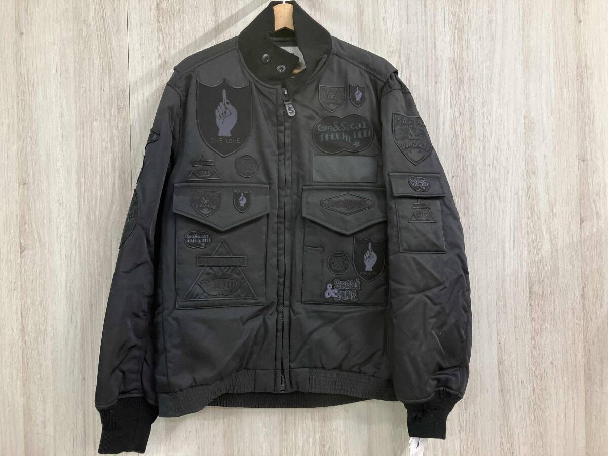 sacai SPIEWAK 24-03546 M Gonz multi patch blouson サカイ スピワック ゴンズ マルチパッチ ブルゾン 黒 ブラック