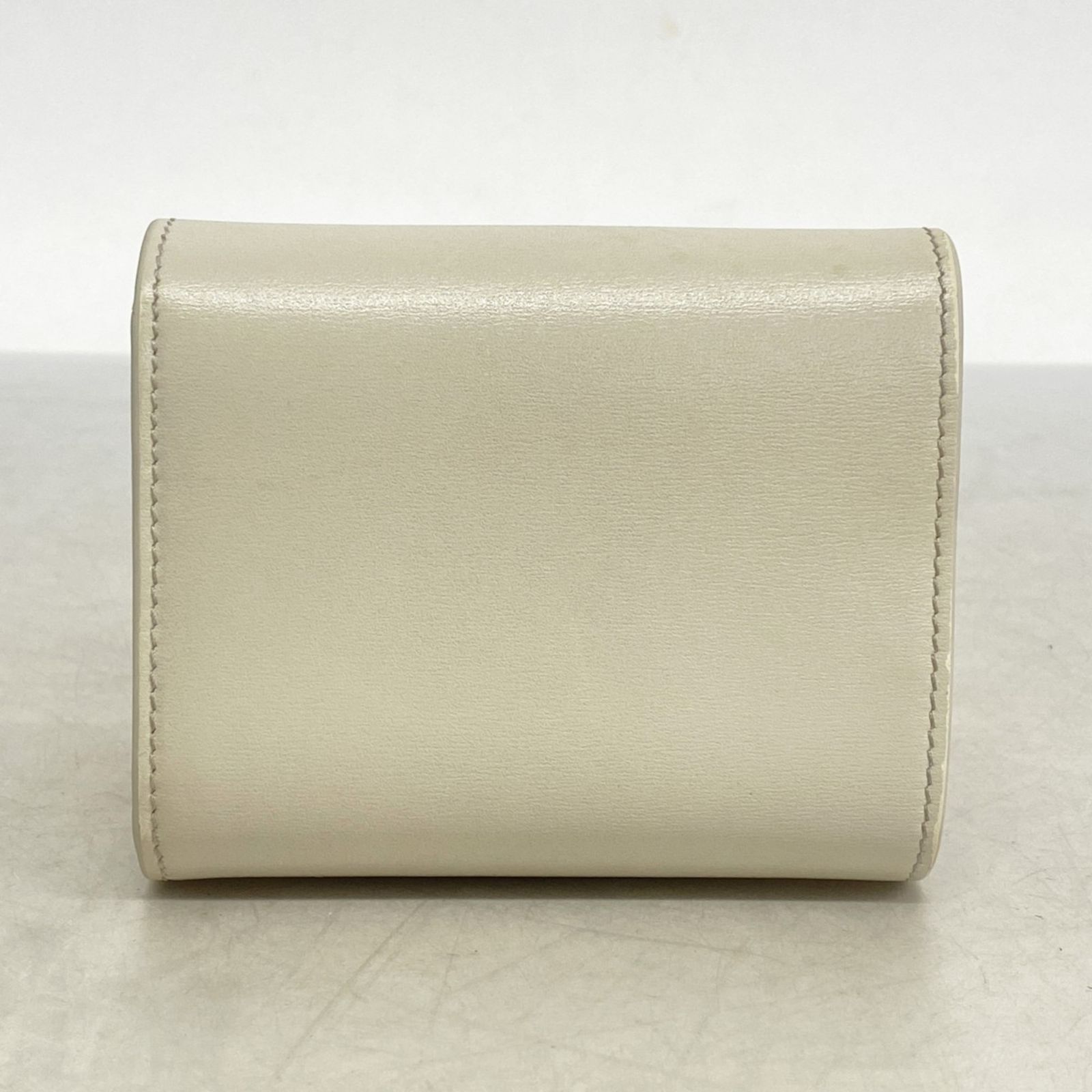 セリーヌ(Celine) セリーヌ 三つ折り財布 トリオンフ レザー ベージュ